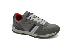 Canguro Sportive*Sneakers In Tessuto E Similpelle Ca337 Grigio