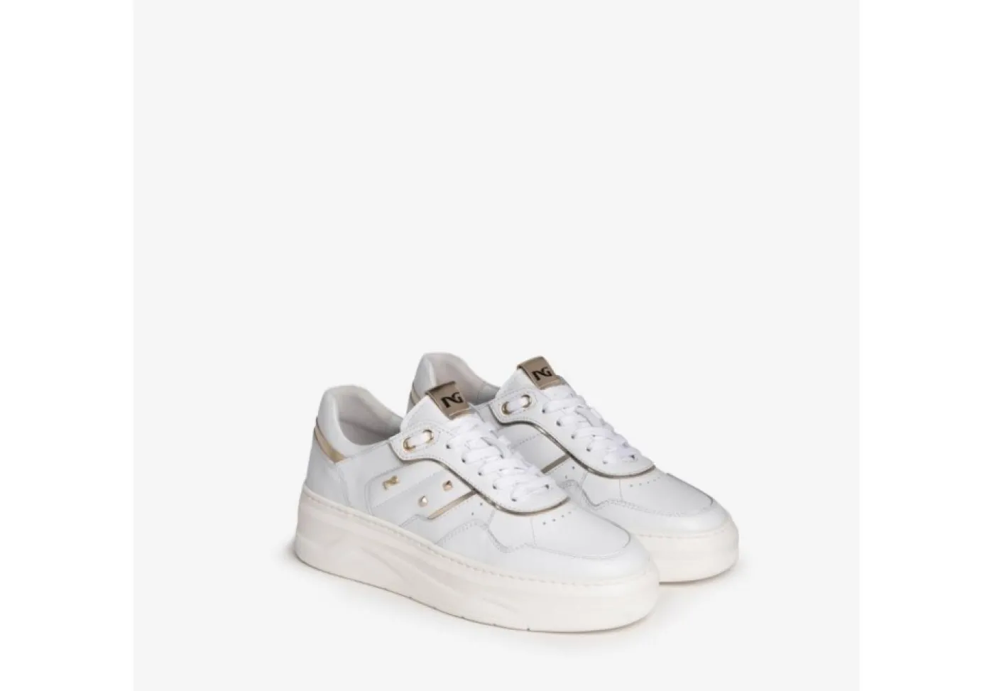 Nero Giardini Platform*Sneakers Platform Casual Da Donna In Pelle I205380