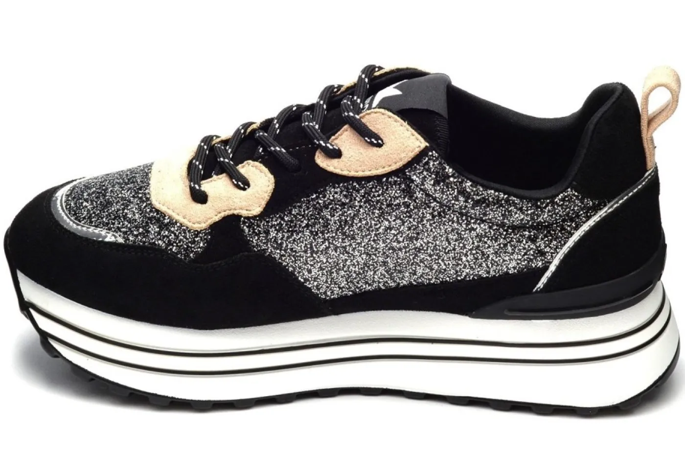 Gold&Gold Platform*Sneakers Platform Con Lacci Gold&Gold Gb142