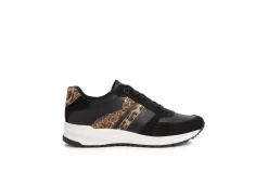 Geox Sneakers Basse*Sneakers Sportive Da Donna In Pelle Con Glitter D252Sa Black Came