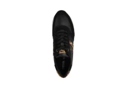 Geox Sneakers Basse*Sneakers Sportive Da Donna In Pelle Con Glitter D252Sa Black Came