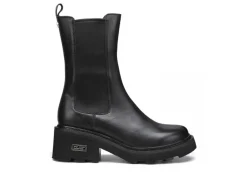 Cult Stivali Alti*Stivale Modello Chelsea Con Tacco Da Donna In Pelle Grace Clw3545