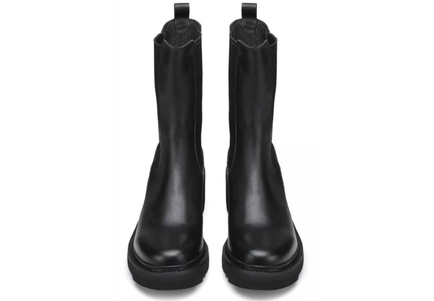 Cult Stivali Alti*Stivale Modello Chelsea Con Tacco Da Donna In Pelle Grace Clw3545