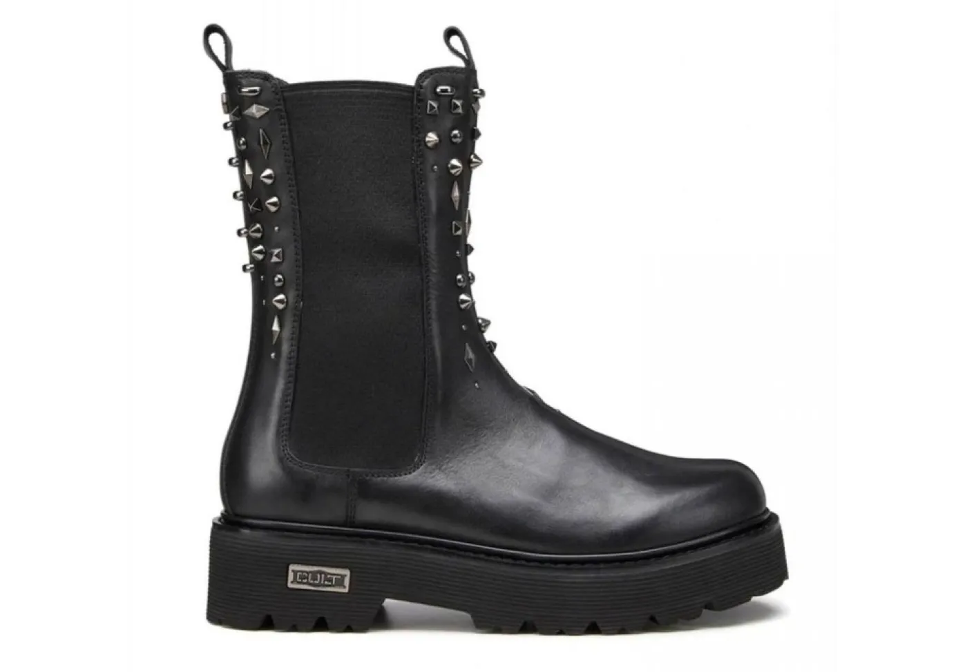 Cult Tronchetti*Stivale Modello Chelsea Da Donna In Pelle Slash Clw349700 Black