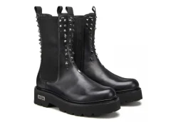 Cult Tronchetti*Stivale Modello Chelsea Da Donna In Pelle Slash Clw349700 Black