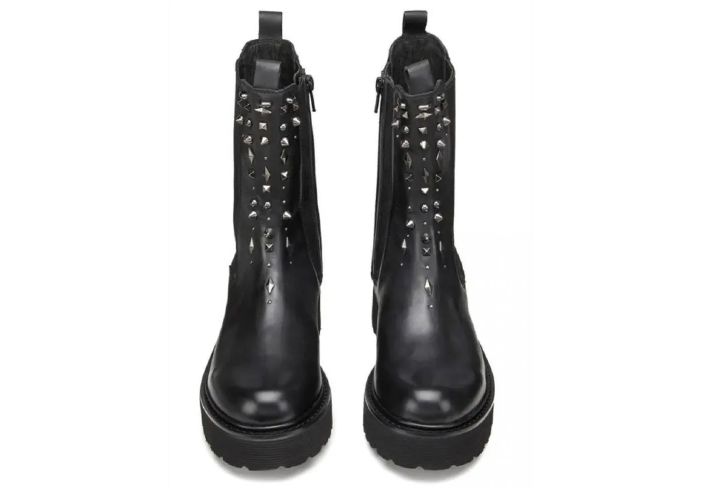 Cult Tronchetti*Stivale Modello Chelsea Da Donna In Pelle Slash Clw349700 Black