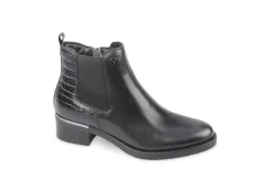 Valleverde Tronchetti*Stivaletto Beatles Da Donna In Pelle Cocco 46010 Nero