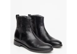 Nero Giardini Stivaletti*Stivaletto Da Uomo In Pelle Con Zip I102132U Nero
