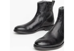 Nero Giardini Stivaletti*Stivaletto Da Uomo In Pelle Con Zip I102132U Nero