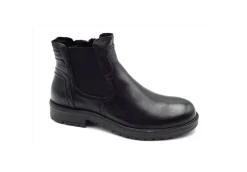 Valleverde Stivaletti*Stivaletto In Pelle Con Zip 49824 Vitello Nero