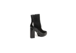 Gold&Gold Con Tacco*Tronchetto Alto Con Tacco A Blocco Goldegold Gy301 Nero