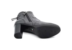Nero Giardini Con Tacco*Tronchetto Con Tacco E Laccetto Intrecciato I116700D 100 Nero