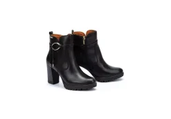 Pikolinos Con Tacco*Tronchetto Da Donna Con Tacco In Pelle Connelly W7M-8542 Bla
