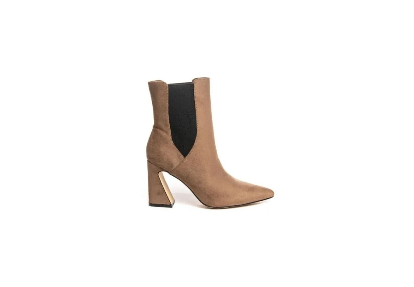 Gold&Gold Con Tacco*Tronchetto Da Donna Con Tacco Scamosciato Goldegold Gd690 Nudo