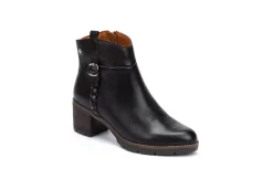 Pikolinos Con Tacco*Tronchetto Da Donna In Pelle W7H-8578 Black