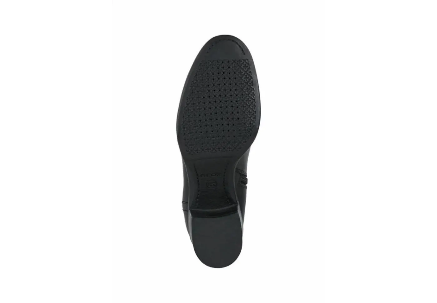 Geox Con Tacco*Tronchetto Da Donna In Pelle Con Tacco New Asheel D16Fsa Nero