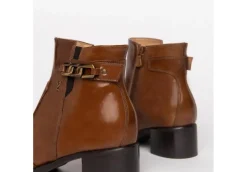 Nero Giardini Tronchetti*Tronchetto Da Donna Made In Italy Con Catena I205002D Cu