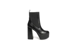 Gold&Gold Con Tacco*Tronchetto Donna Alto Beatles Goldegold Gd696 Nero