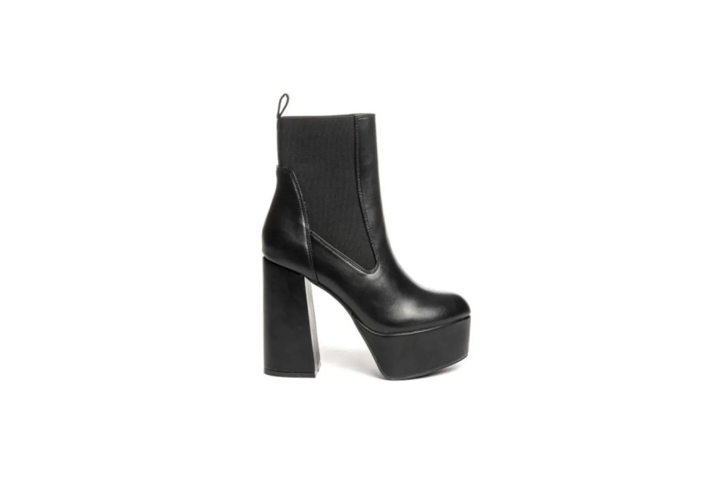 Gold&Gold Con Tacco*Tronchetto Donna Alto Beatles Goldegold Gd696 Nero