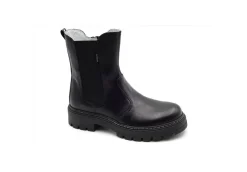 Nero Giardini Teens Tronchetti*Tronchetto In Pelle Con Elastico E Zip I132156F Nero