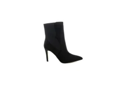 Gold&Gold Con Tacco*Tronchetto Tacco Da Donna Scamosciato Goldegold Gd673 Nero